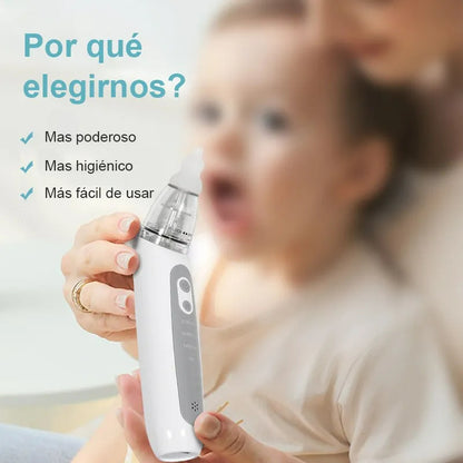 Cable Aspirador Nasal Electricos Bebe Filtros Ventosas Color Blanco