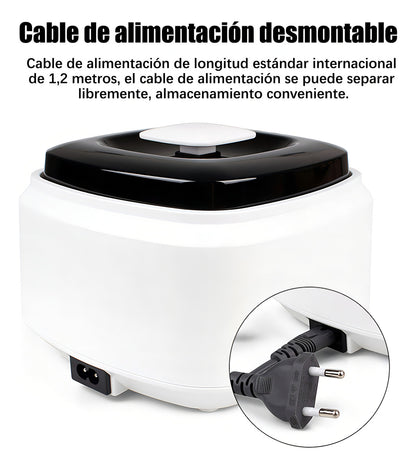 Maquina Olla Depilatoria + 400g De Cera + 10 Paletas