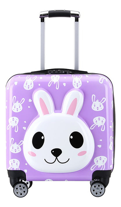 Mochila Maleta De Pollito Para Niños - Colores Variados Color Lila