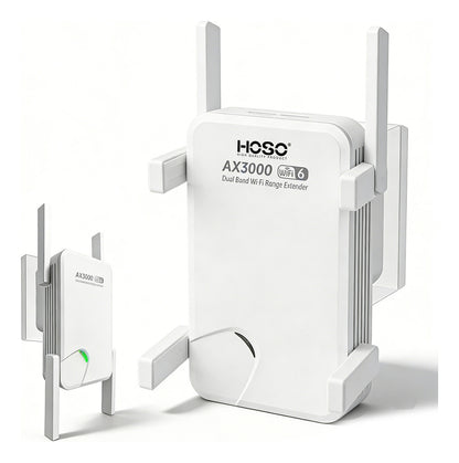 Repetidor Wifi 5,8g 2.4g Wifi6 Ax3000 2400mbps Rj45 4 Antena