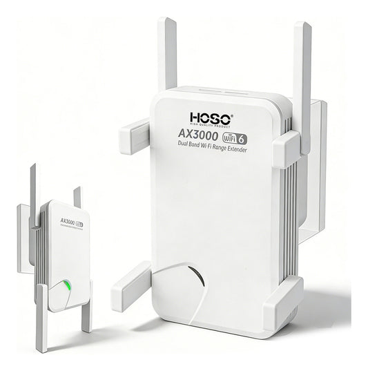 Repetidor Wifi 5,8g 2.4g Wifi6 Ax3000 2400mbps Rj45 4 Antena