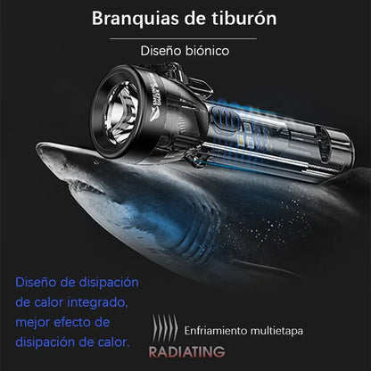 Recargable Usb Mini Linterna Led Lmpermeable Larga Distanci Linterna Blanco Luz Negro