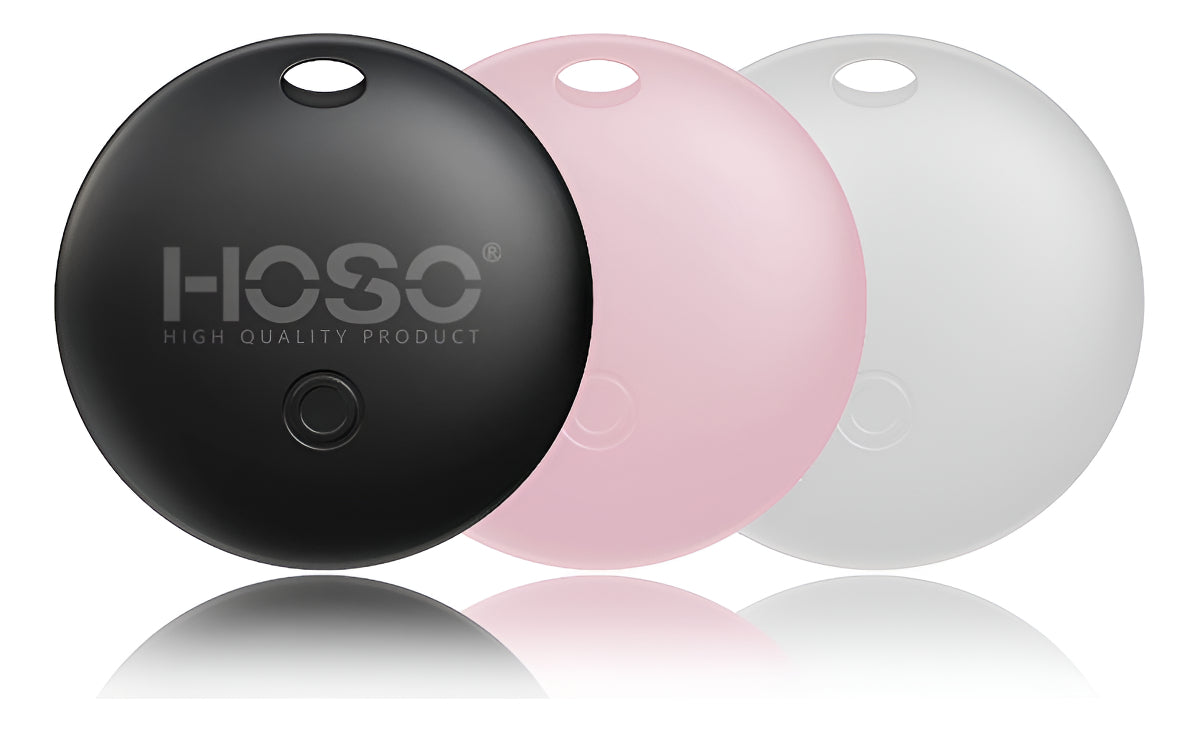 Bluetooth Smart Tag Localizador Gps Compatible Con Find My Negro