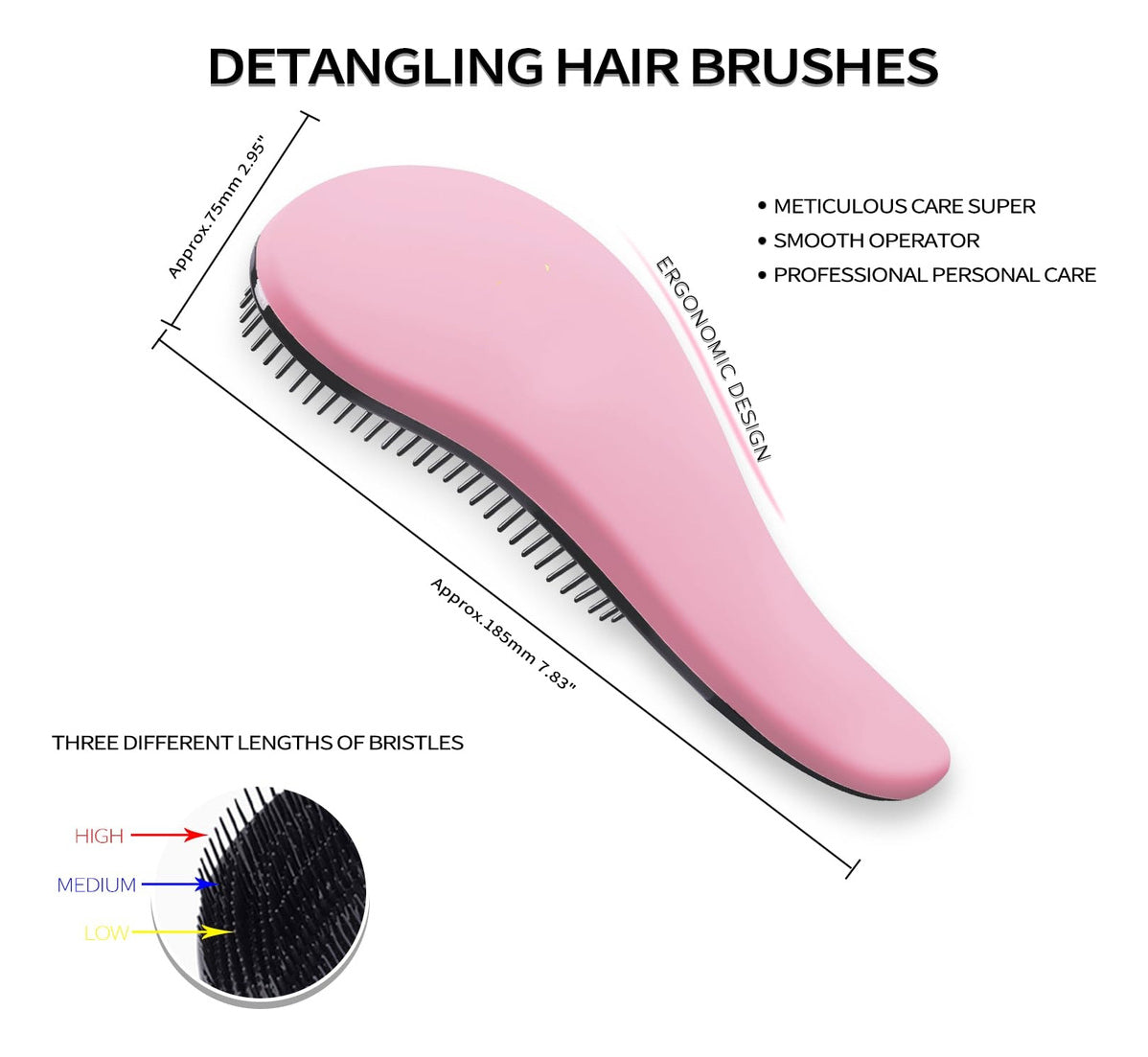 Cepillo Desenredante Anticaida De Cabello Y Anti Frizz
