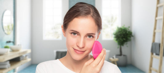 Limpiador Facial Cepillo Exfoliador Masajeador Recargable