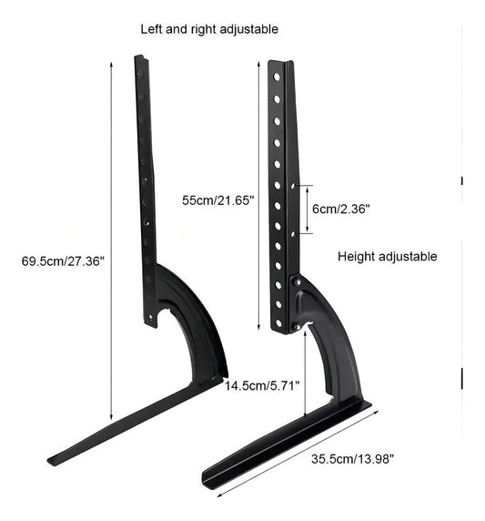 Soporte Base Tv Sobre Mesa Universal De 37 A 75 PuLG Color Negro