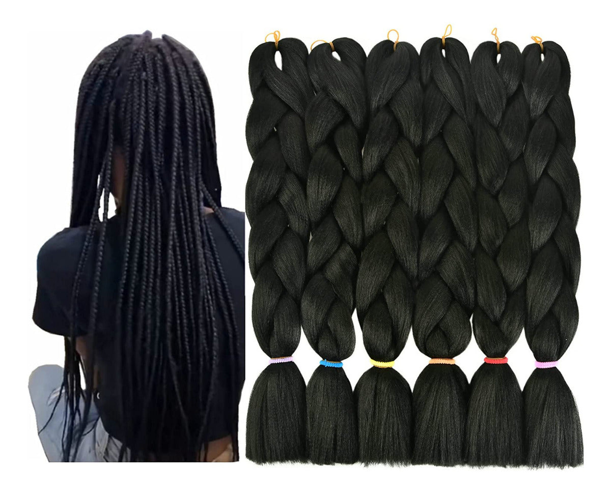 Kanekalon Pelo Sintético Trenzas Africanas - Todos Los Colores