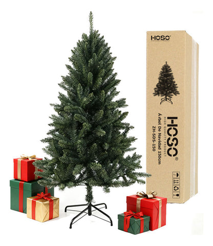 Árbol de Navidad Artificial Verde - 3 Tamaños (1.2m / 1.5m / 1.8m)