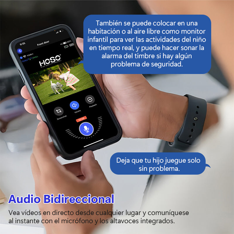 Timbre con Camara AI HOSO 1080p