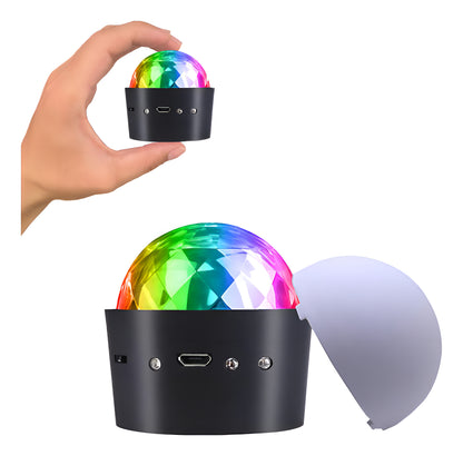 Bola Luces Para Fiesta Dj Muticolor De Magnética Portátil Color Multicolor
