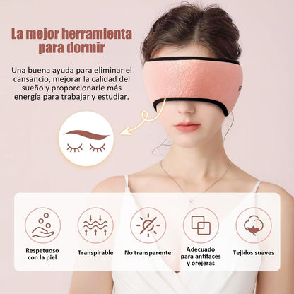 Antifaz Para Dormir con Tapones de Oídos - 3 Colores