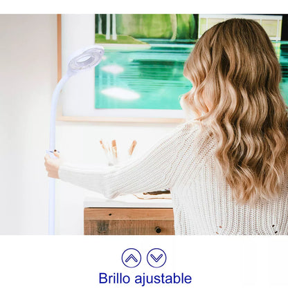 Lámpara Lupa LED HOSO con Pedestal