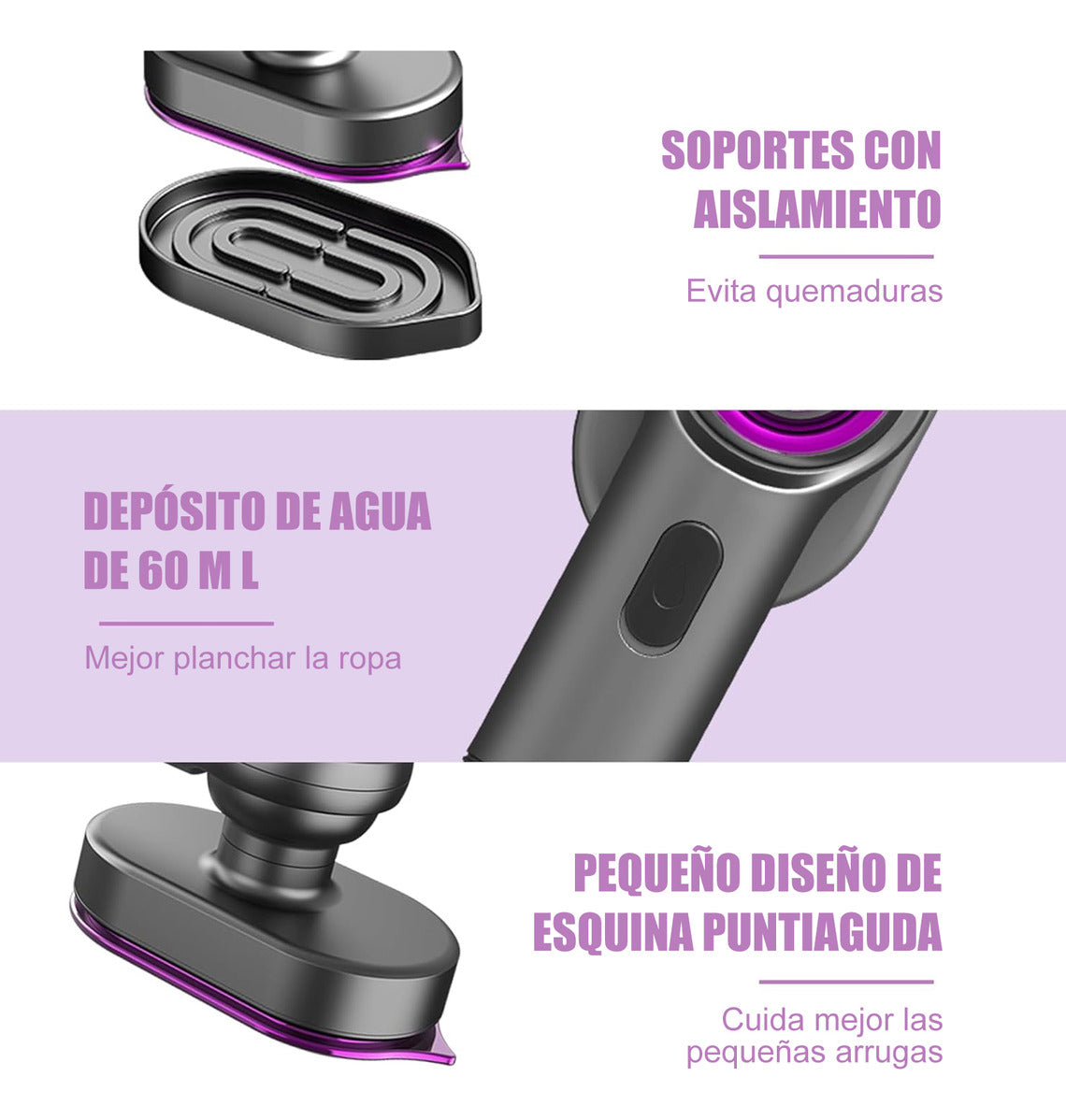 Plancha A Vapor De Ropa Portátil Pequeños Electrodomesticos