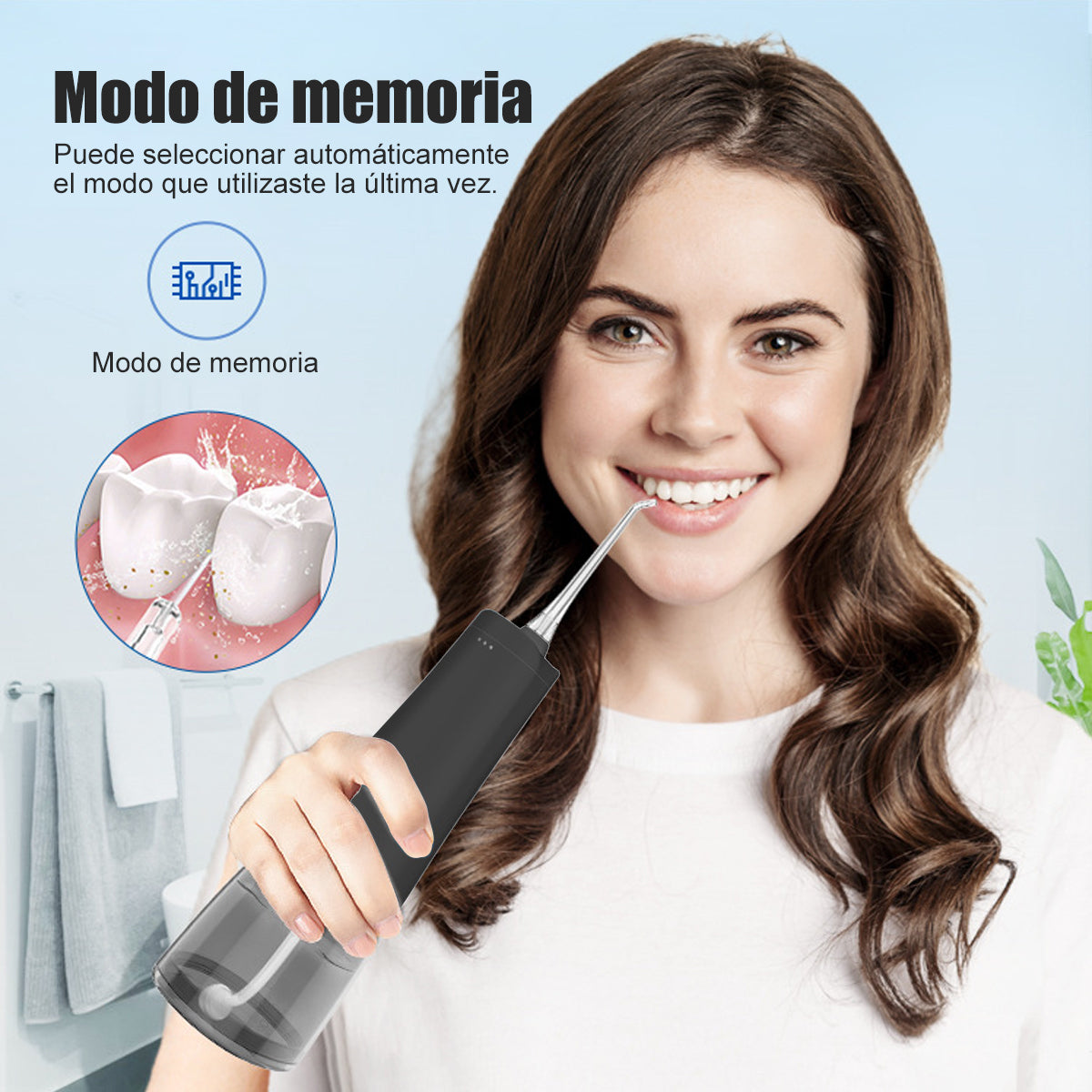 Irrigador Bucal Genérica M139plus Inalámbrico 130 Psi