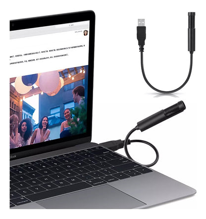 Micrófono De Grabación Profesional Mini Usb Yanmai Sf-558 Color Negro