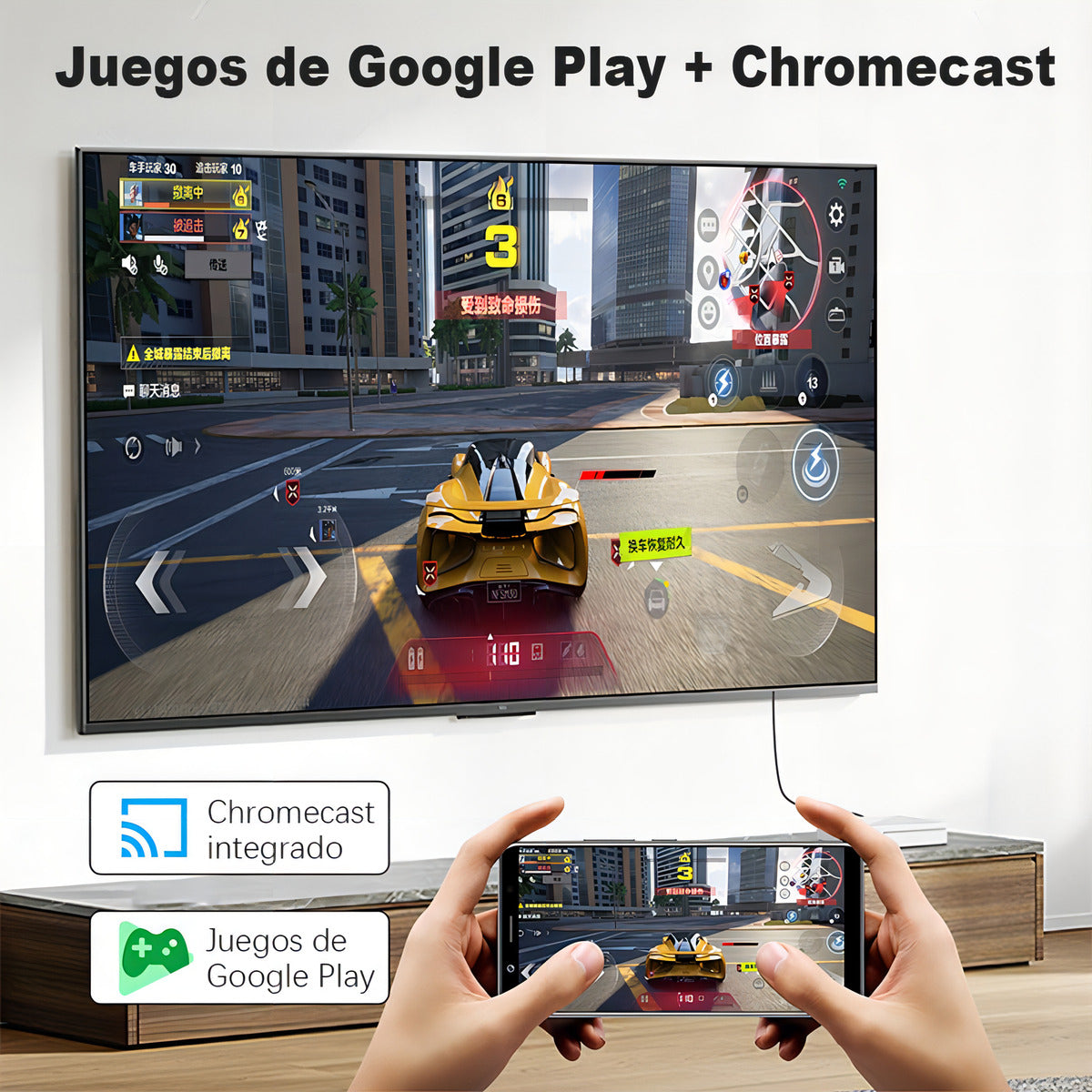 Tv Box Android Hoso H96max 4k Blanco Asistente Voz Hdmi De Voz