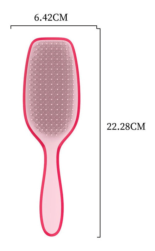 Cepillo De Pelo Tangle Para Cabello Mojado Rizado Flexible