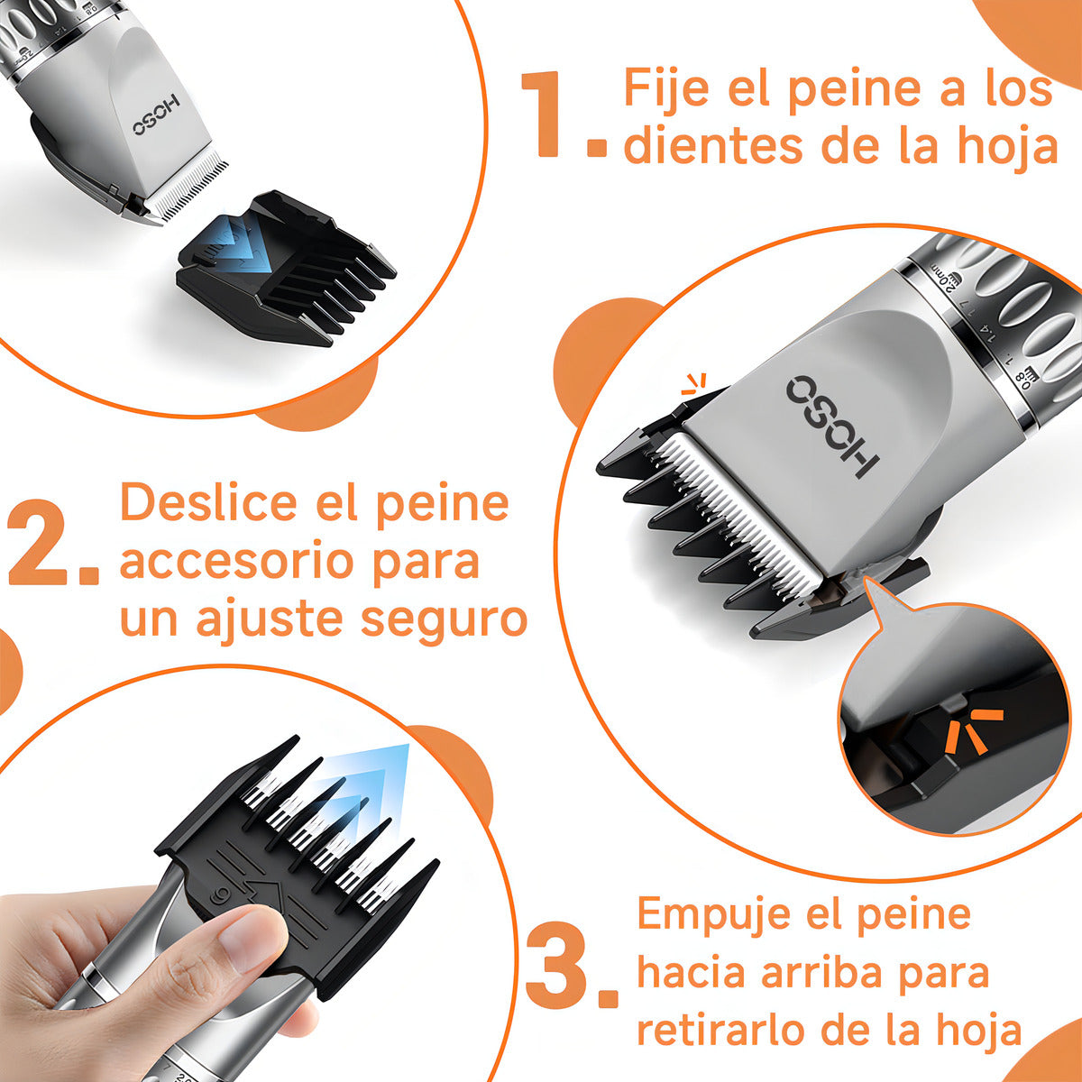 Cortadora de Pelo para Mascotas HOSO