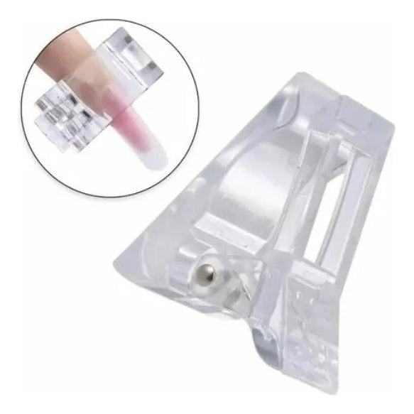 3 Pinza Para Polygel O Clip Para Moldes Dual System Polygel