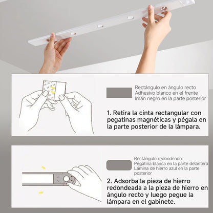 Pack 2 Luz Led Con Sensor De Movimiento Con Control Remoto