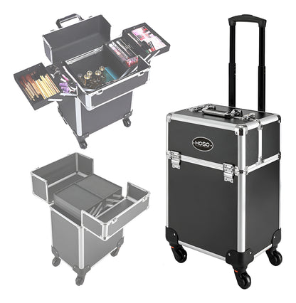 Maleta De Maquillaje Con Ruedas Caja Almacenaje Multiuso