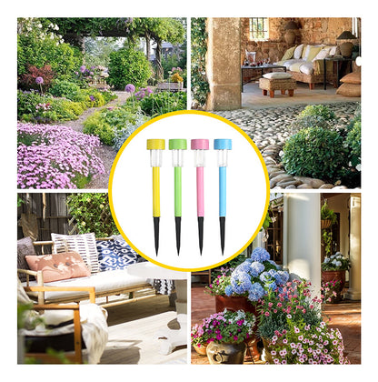 Luces Solares Exterior Lámpara Foco Jardín 10pcs 5colores