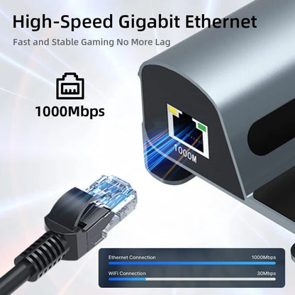 Hoso Dock Steam Deck 6en1 Hdmi 4k60hz Usb3.0 Pd100w