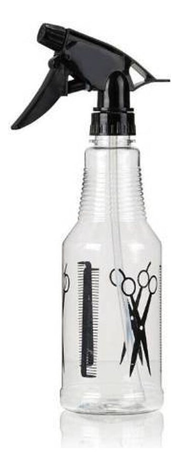 Rociador Plástico Transparente Hoso 500ml Peluquería Barbería Jardín