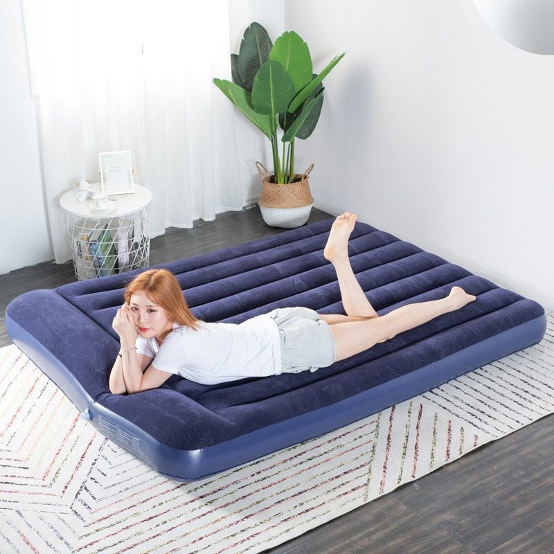 Camping Colchón Cama Inflable Almohadas Inflador Doble Plus