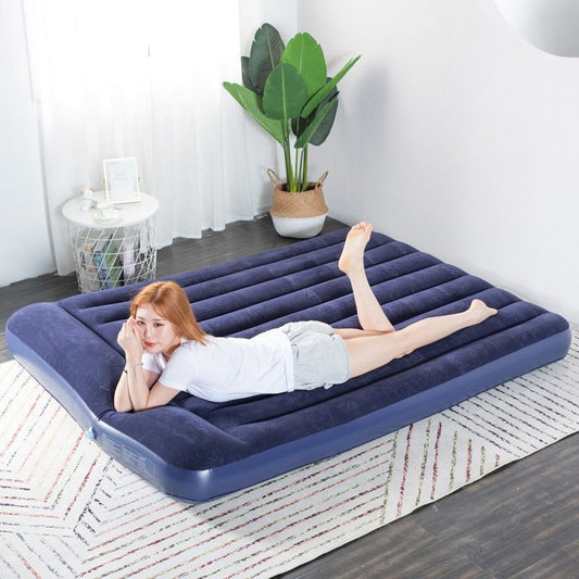 Camping Colchón Cama Inflable Almohadas Inflador Doble Plus