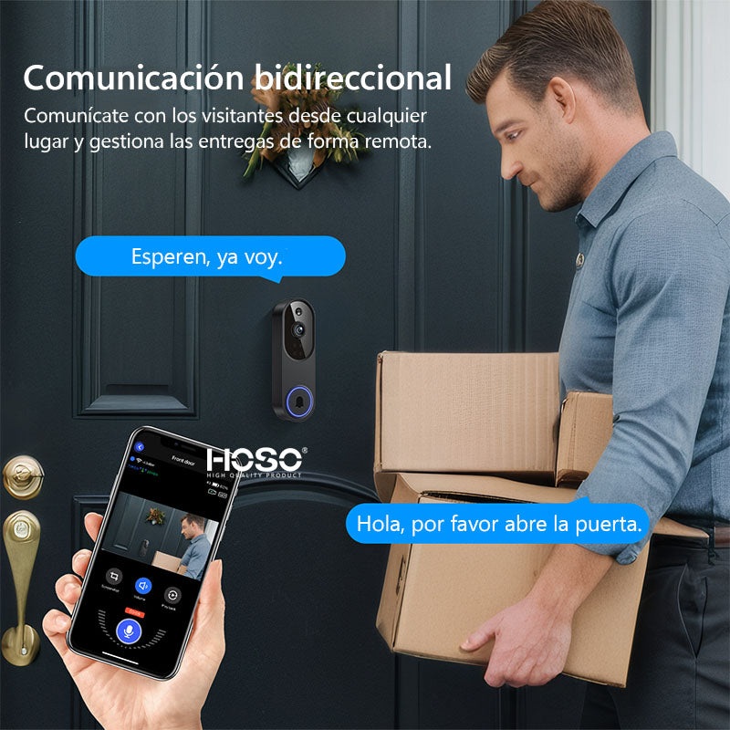 Timbre con Camara AI HOSO 1080p