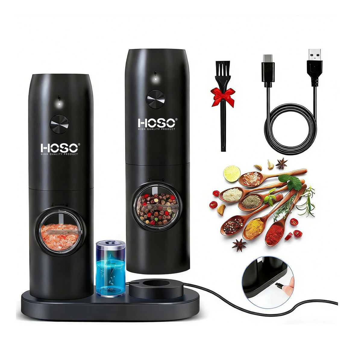 Hoso Molino Moledor Eléctrico Choclo Maiz Cafe Cereal Arroz Negro