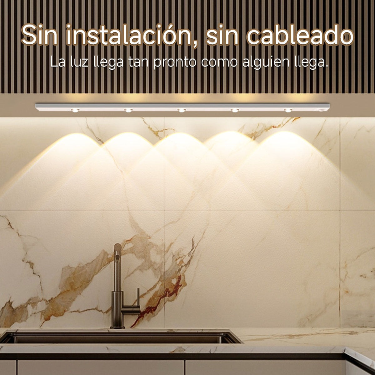 Pack 2 Luz Led Con Sensor De Movimiento Con Control Remoto