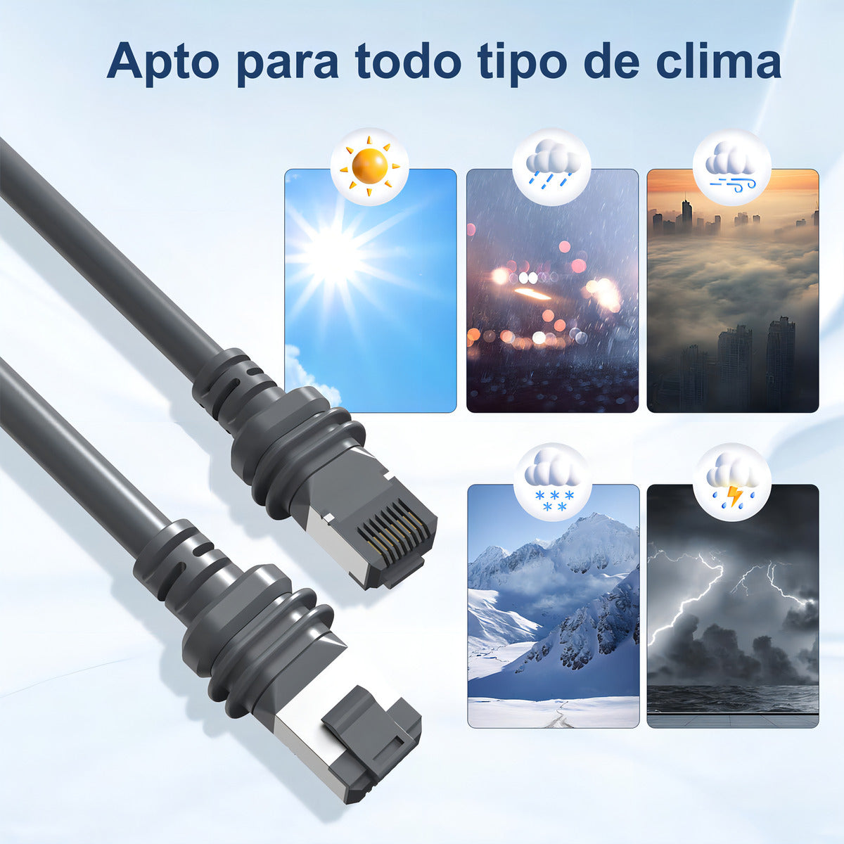 Cable Repuesto Starlink Kit Estándar 46m V3 Conexión Estable