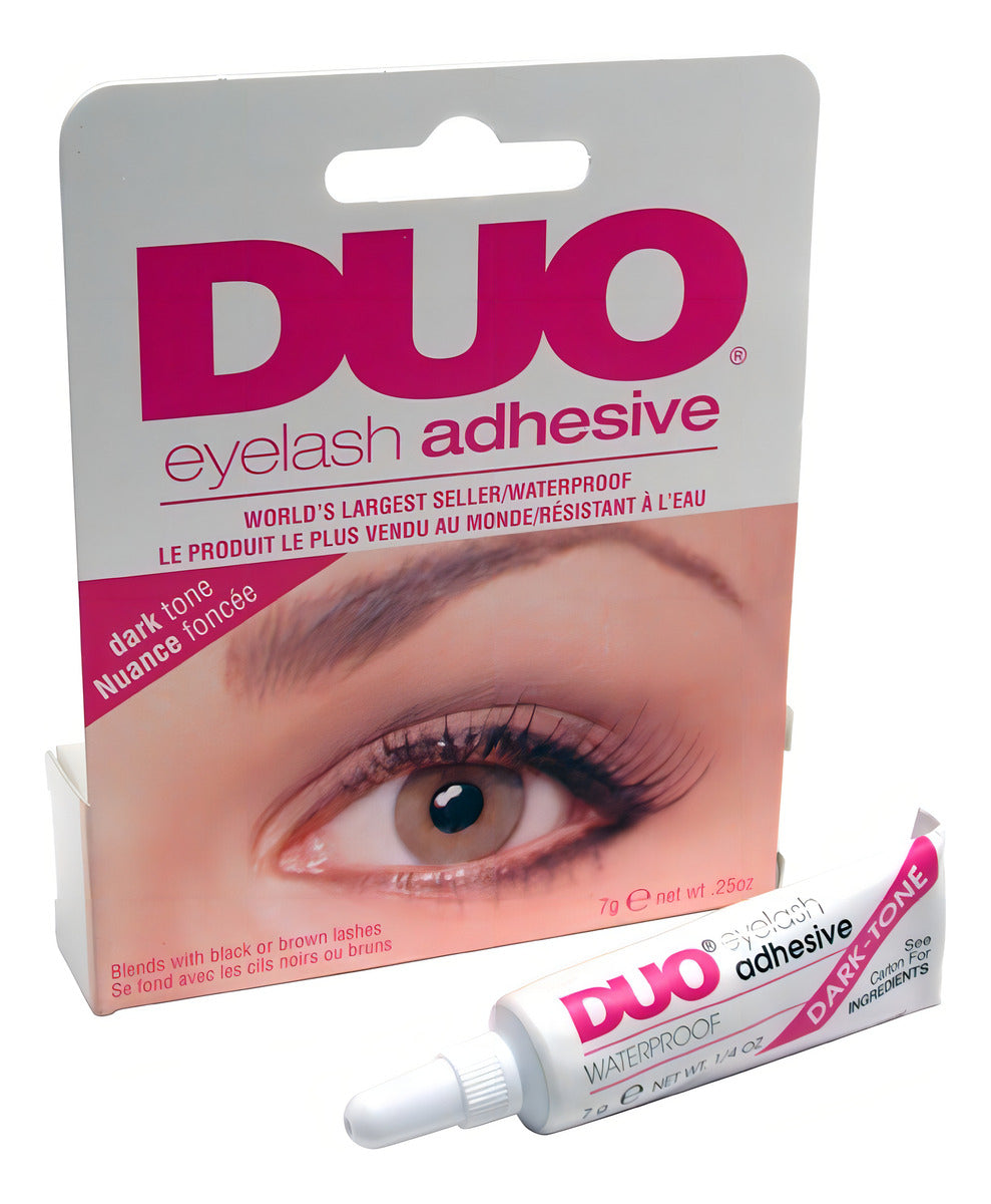 Pegamento Para Pestañas Postizas Duo Dark Tone Adhesivo 9g Impermeable