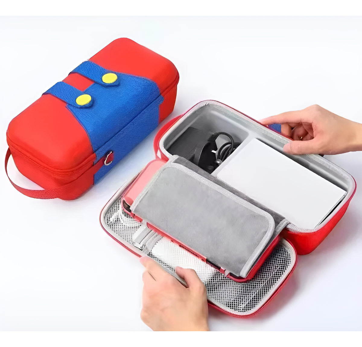 Estuche Funda Para Nintendo Switch Oled Gran Capacidad Viaje