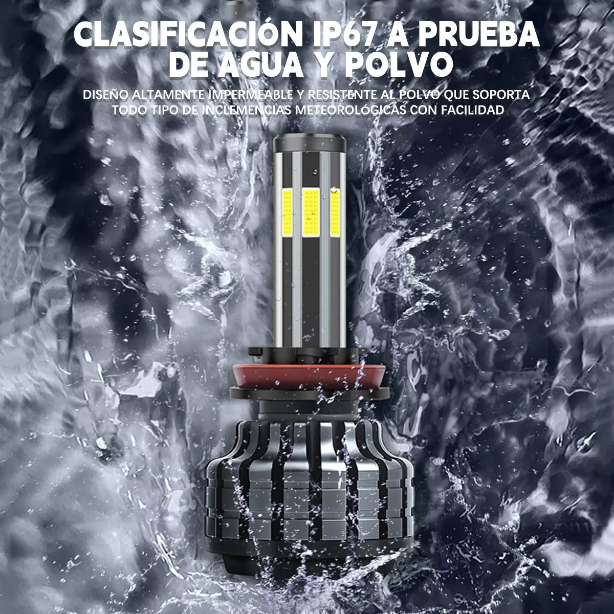 Luces Autos Led Iluminar Por 360 Grados H1 H3 H4 H7 H8 H11