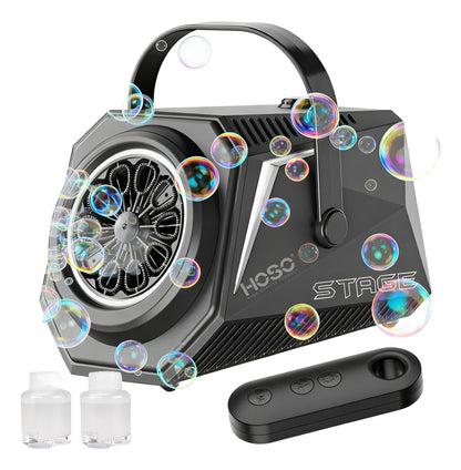 Máquina De Burbujas Hoso Ppj Portátil Con Control Remoto 5w Para Fiestas