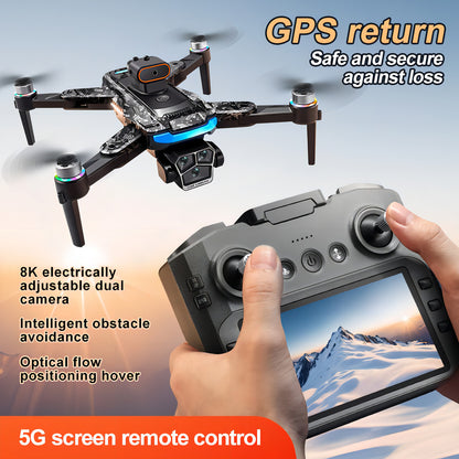 Drone Cámara Anti-obstáculos Inteligente Control De Pantalla Color Negro