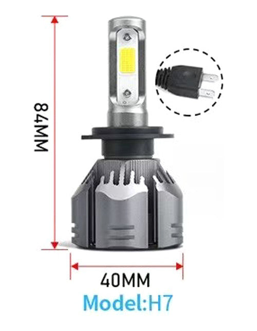 Ampolleta Auto Led Kit Luz Xenon H1 H3 H4 H7 H11 H13 9005/6