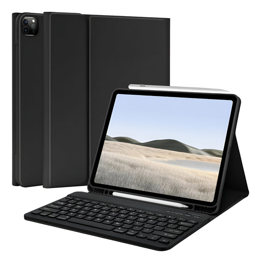 Carcasa iPad 9 Con Telcado Bluetooth Portátil Para 10.2/10.5