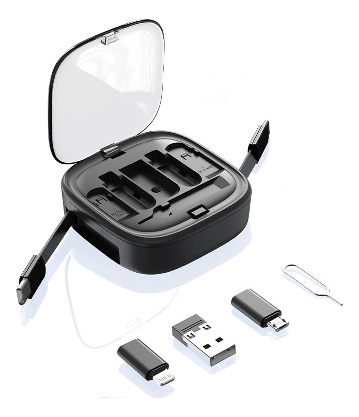 Kit De Cable Usb Tipo-c/lightning Conjunto Carga Rápida