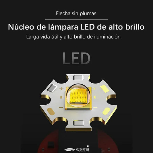 Recargable Usb Mini Linterna Led Lmpermeable Larga Distanci Linterna Blanco Luz Negro