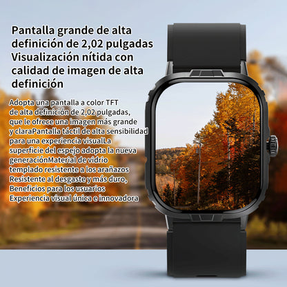 Reloj Inteligente Smartwatch Caja Collar Anillo 7pcs Caja Negro Correa Negro Bisel Negro Diseño De La Correa Mesh