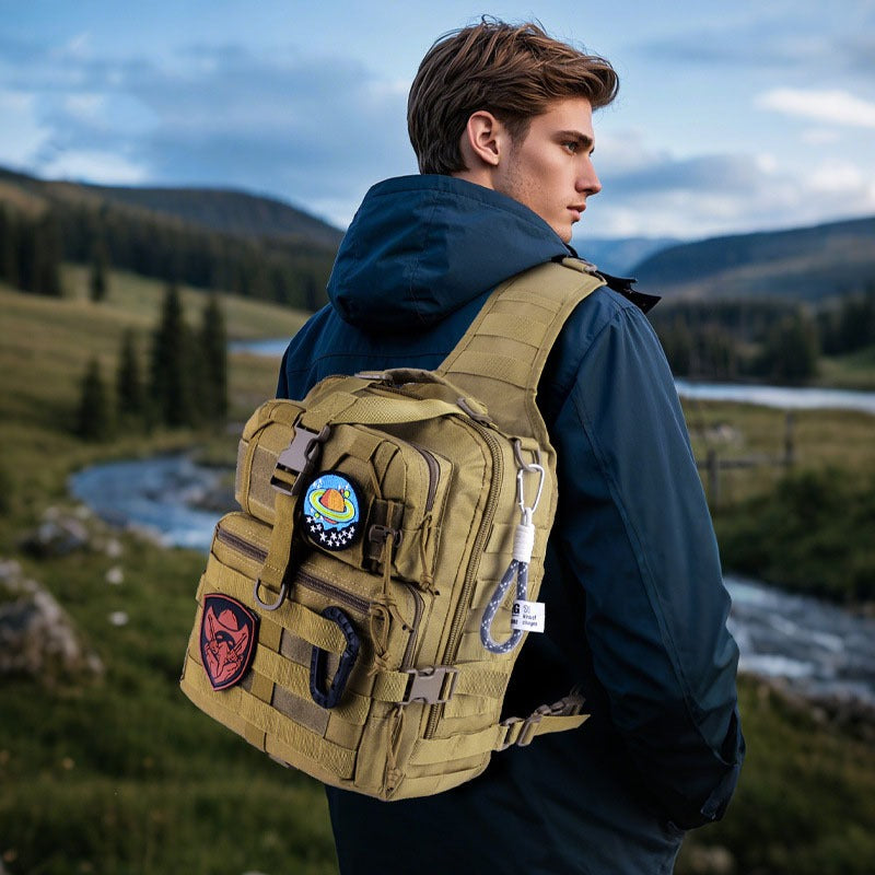 Banano Táctico Militar Para Hombre Con Portabotellas Militar