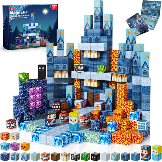 Set De Construcción Magnético Hoso 100pcs De Ingeniería 100 Piezas Castillo