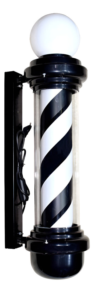 Letrero Barbería Peluquería Pole Giratorio Barber Shop