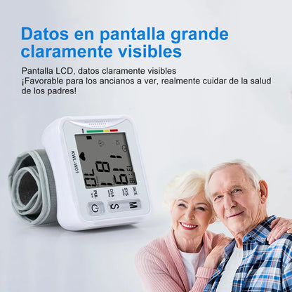 Monitor De Presión Arterial Muñeca Hoso Blanco Pantalla Grande Modelo W01