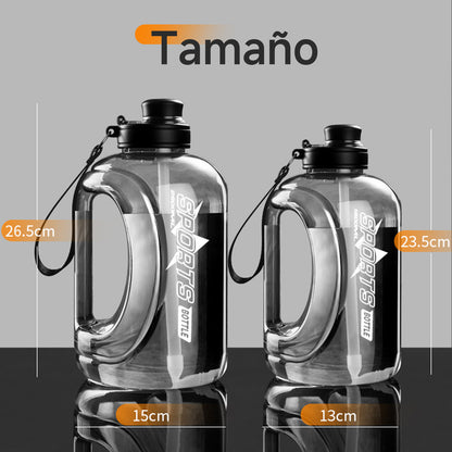 Botella De Agua Deportiva Motivacional Gran Capacidad 1.6l