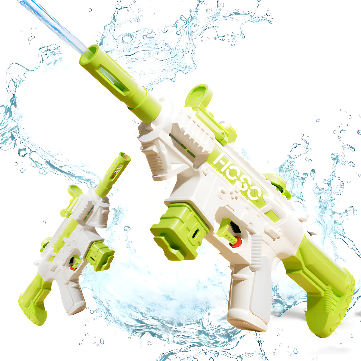 Rifle De Agua Hoso M416g Plástico Abs Para Niños 2-4 Años Verde Verde Claro